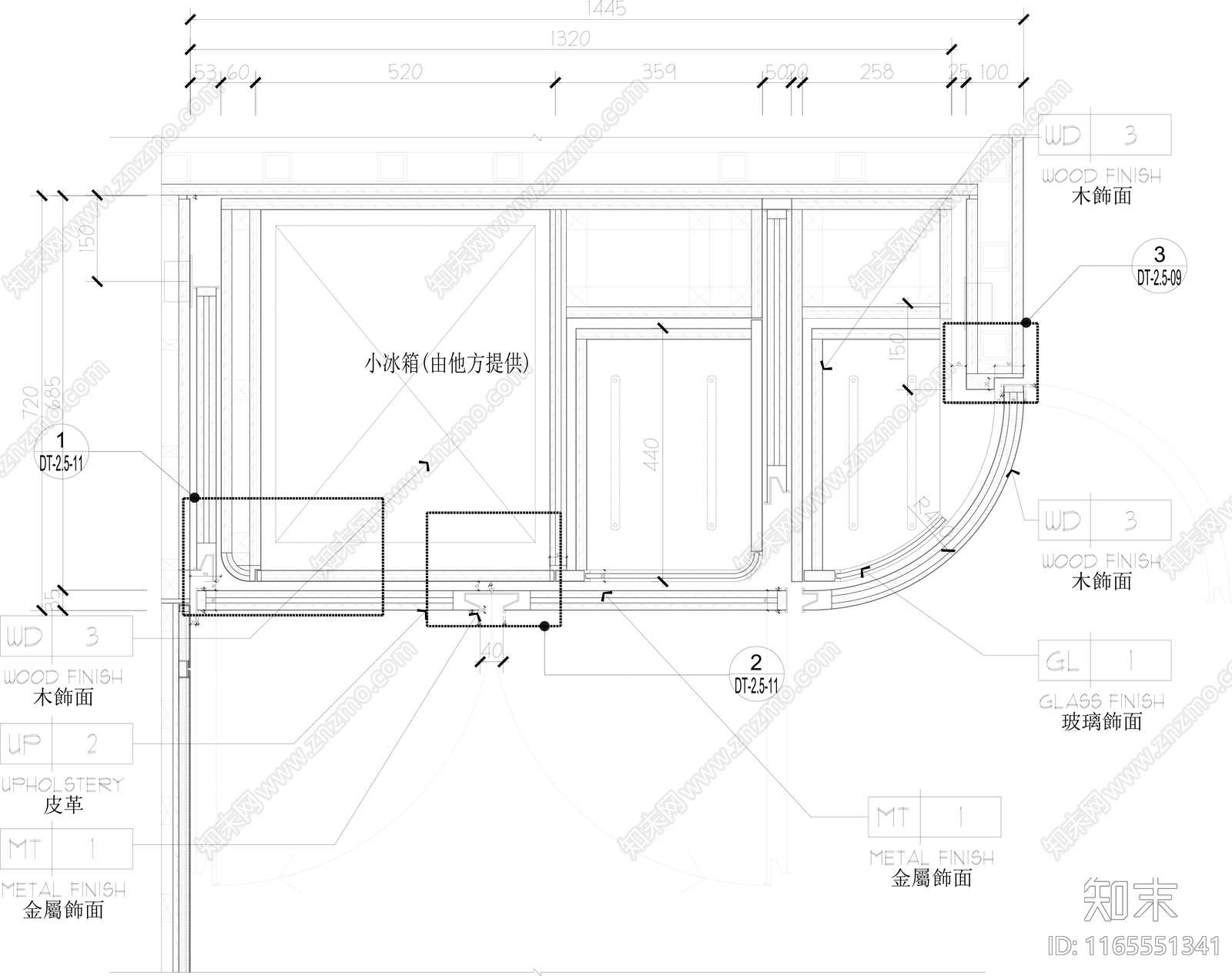 现代家具节点详图cad施工图下载【ID:1165551341】