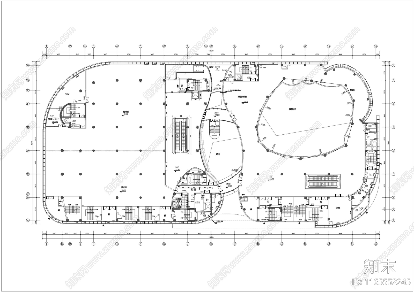 建筑平面图施工图下载【ID:1165552245】