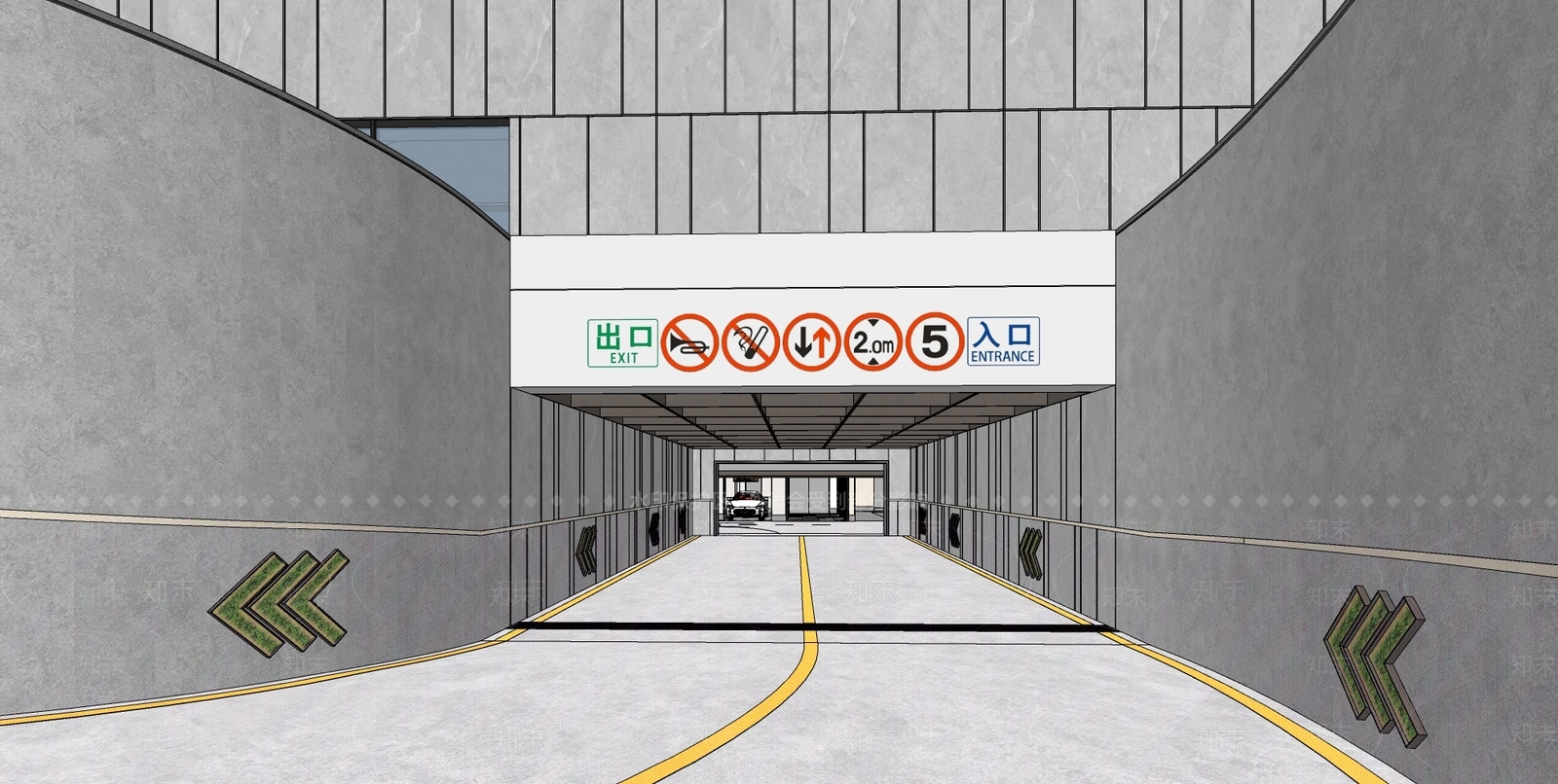 现代其他公共空间SU模型下载【ID:1165553773】