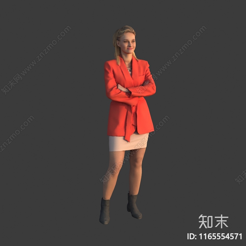 女人3D模型下载【ID:1165554571】