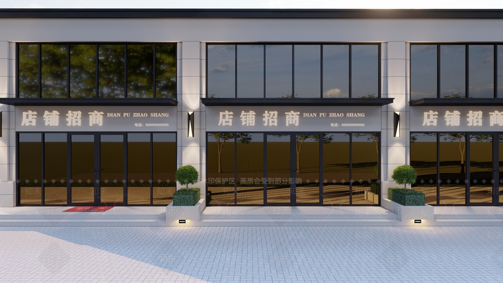 新中式其他公共建筑SU模型下载【ID:1165555661】