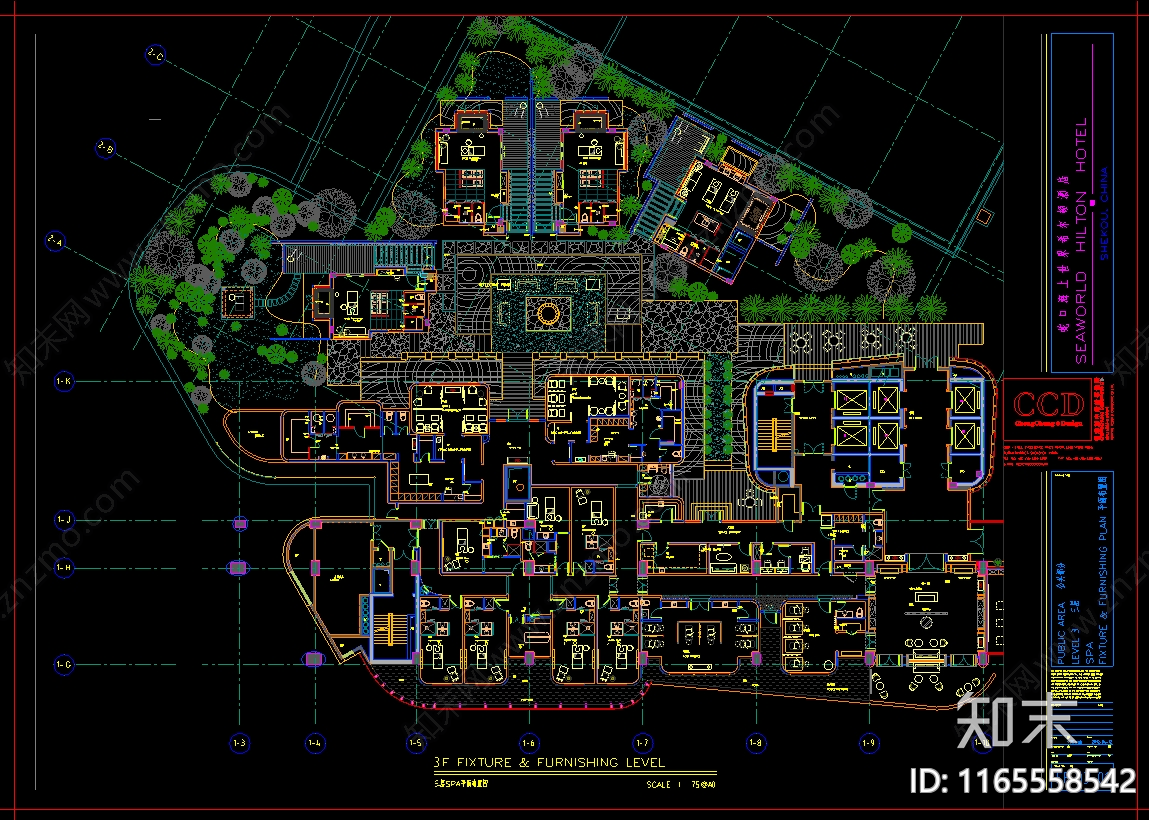 现代其他休闲娱乐空间cad施工图下载【ID:1165558542】