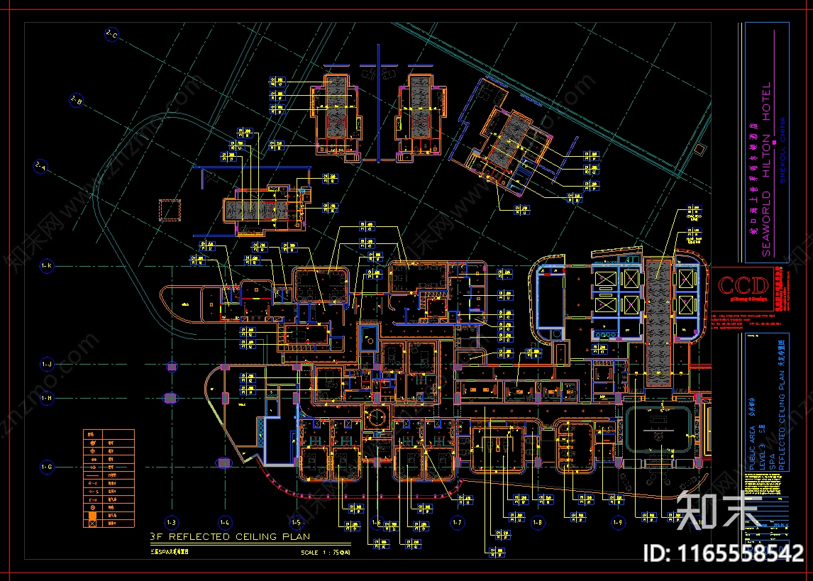 现代其他休闲娱乐空间cad施工图下载【ID:1165558542】