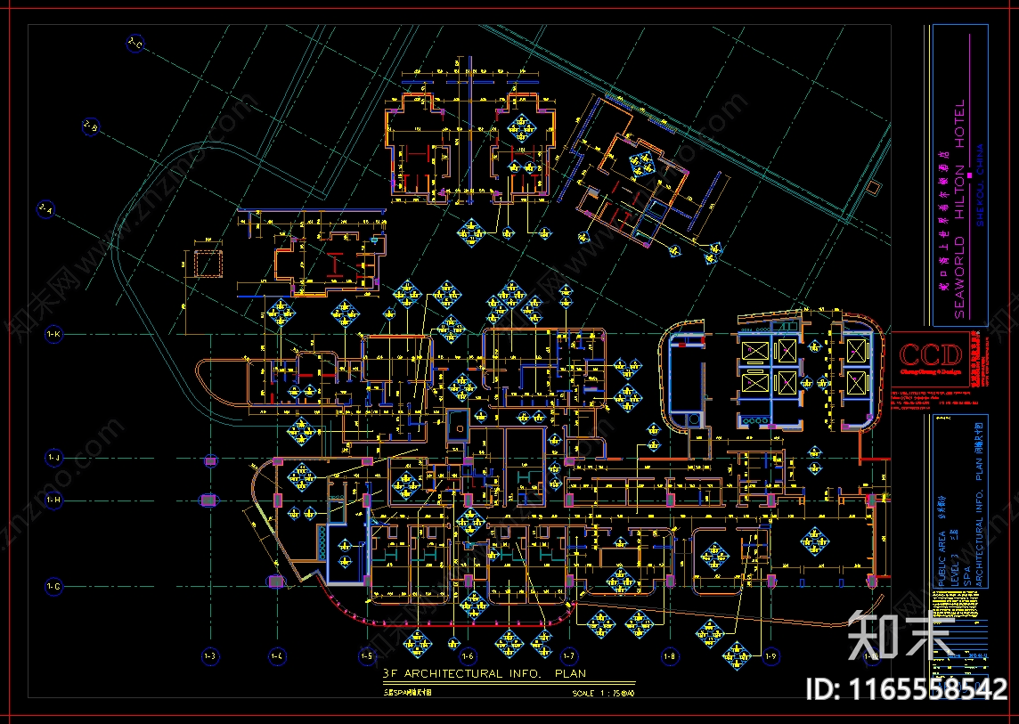 现代其他休闲娱乐空间cad施工图下载【ID:1165558542】