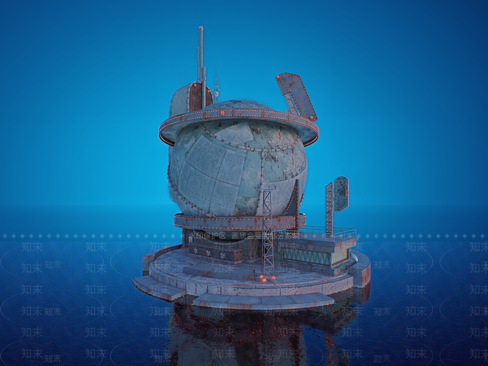 现代工业风格建筑SU模型下载【ID:1165558976】