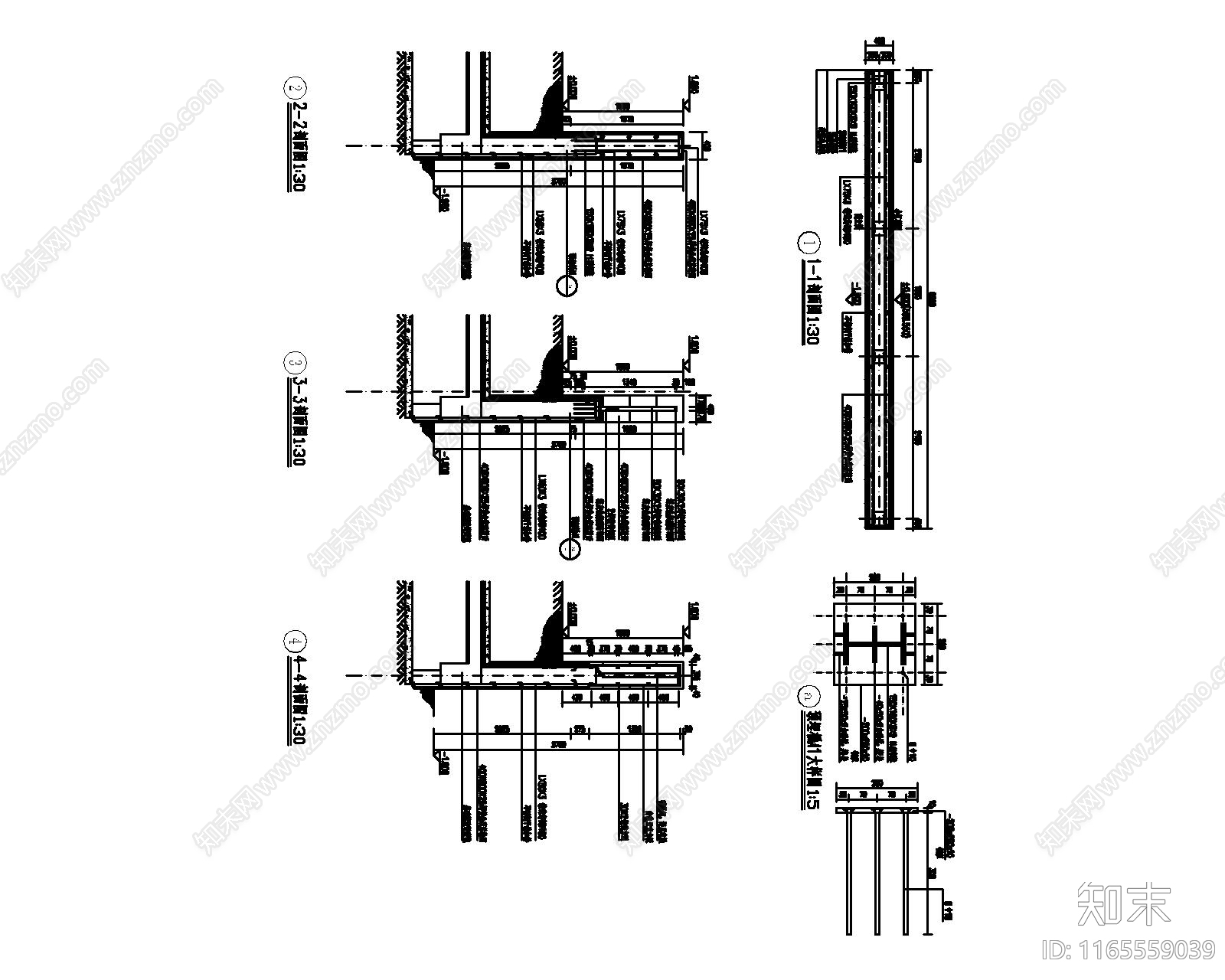 现代围挡节点施工图下载【ID:1165559039】