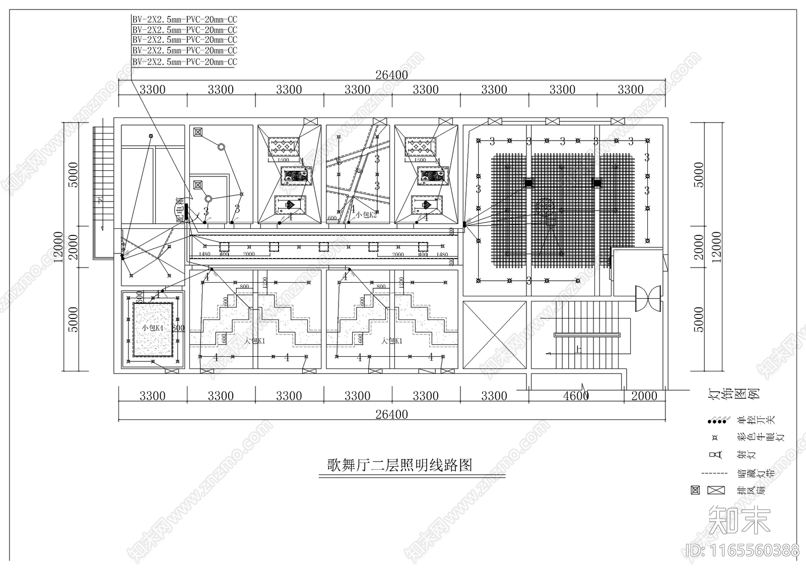 现代KTVcad施工图下载【ID:1165560388】