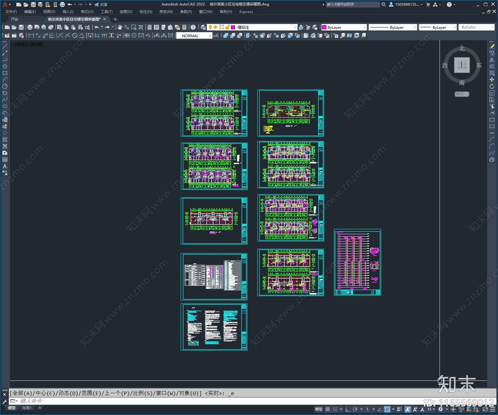 暖通图施工图下载【ID:1165569012】