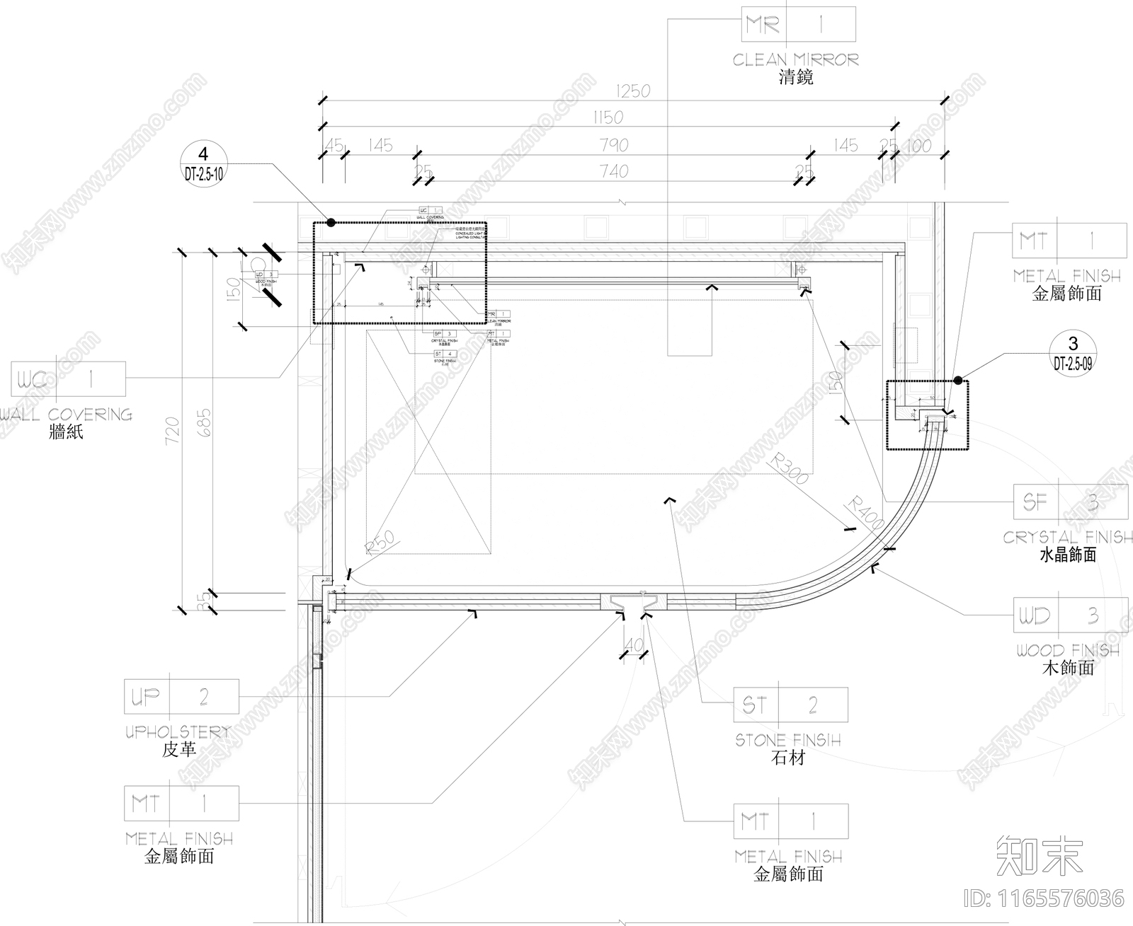 现代家具节点详图cad施工图下载【ID:1165576036】