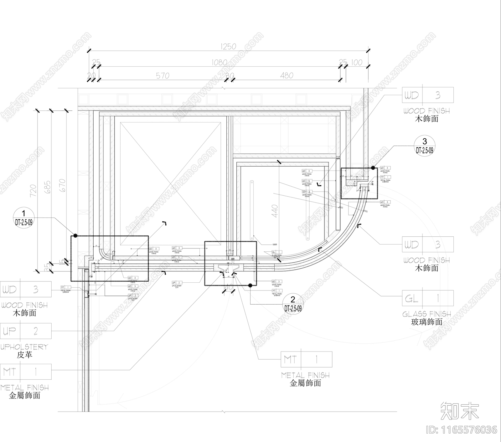 现代家具节点详图cad施工图下载【ID:1165576036】