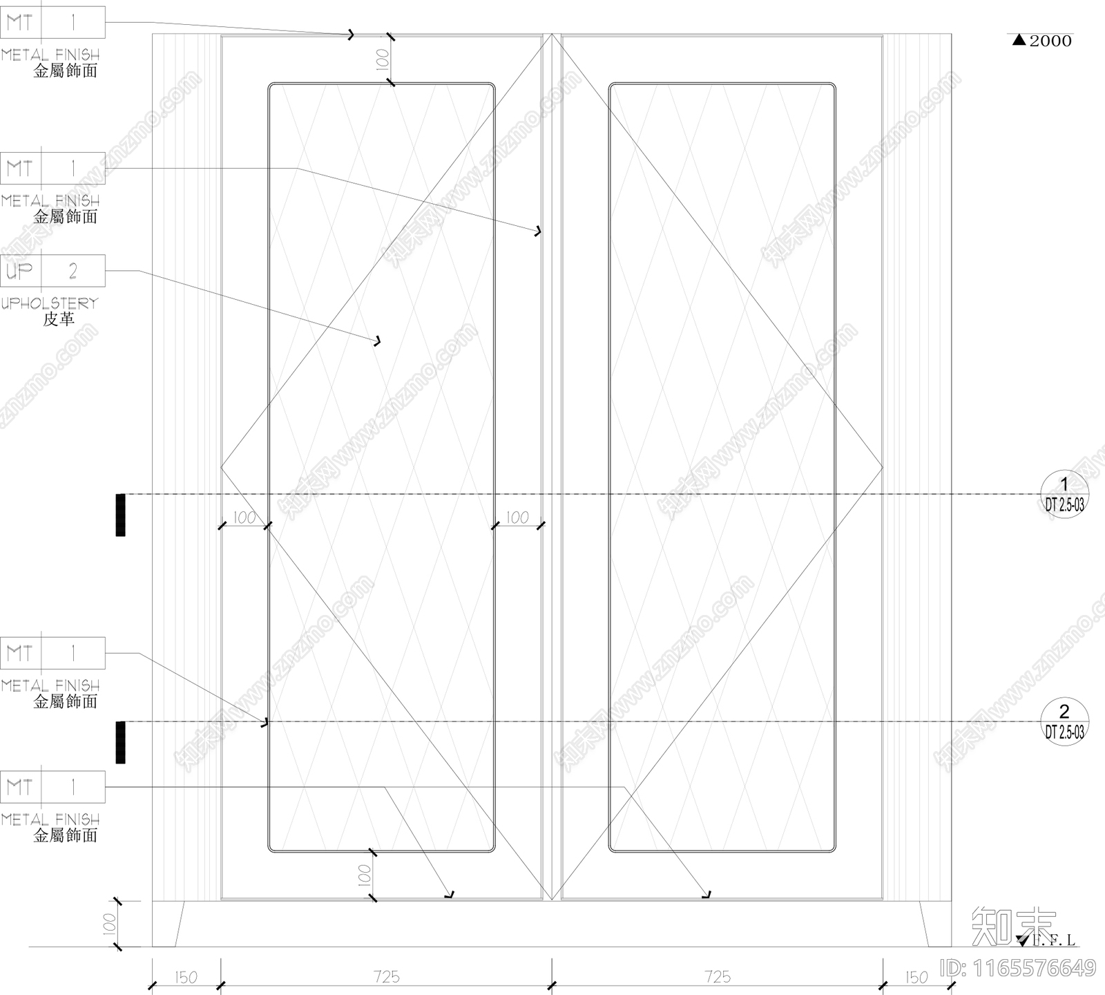 现代家具节点详图cad施工图下载【ID:1165576649】