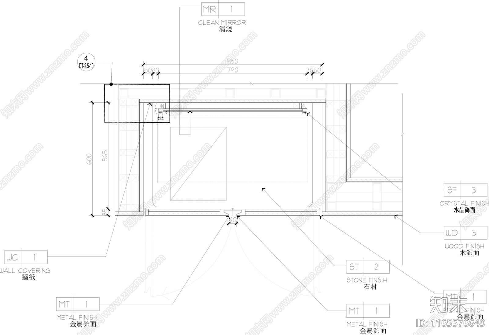 现代家具节点详图cad施工图下载【ID:1165576649】