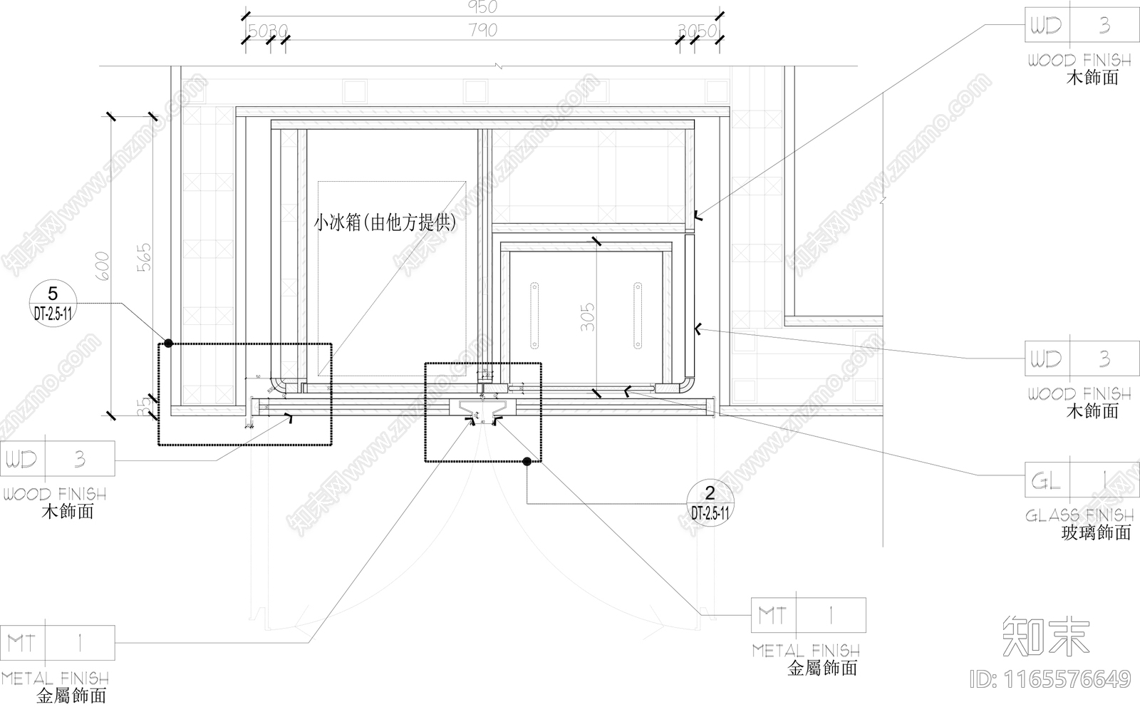 现代家具节点详图cad施工图下载【ID:1165576649】