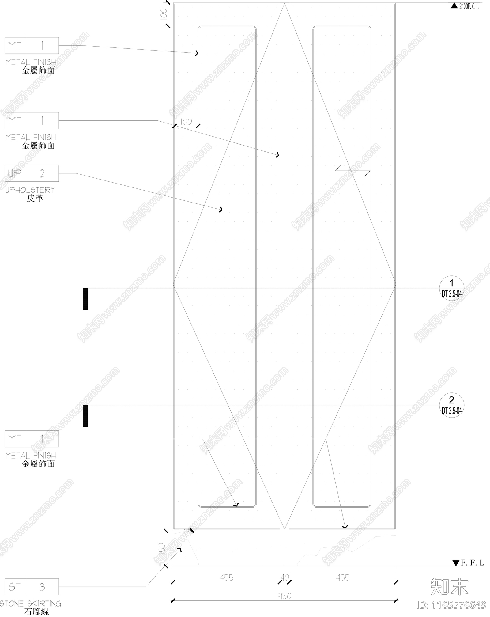 现代家具节点详图cad施工图下载【ID:1165576649】