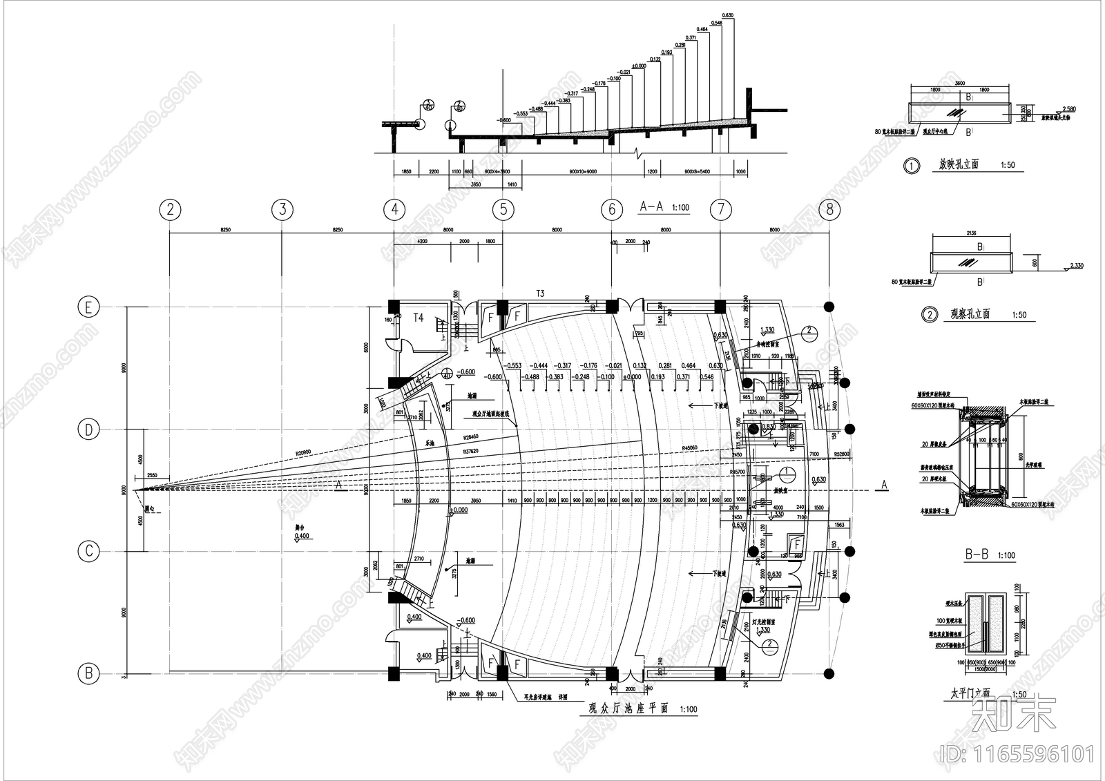 现代其他建筑cad施工图下载【ID:1165596101】