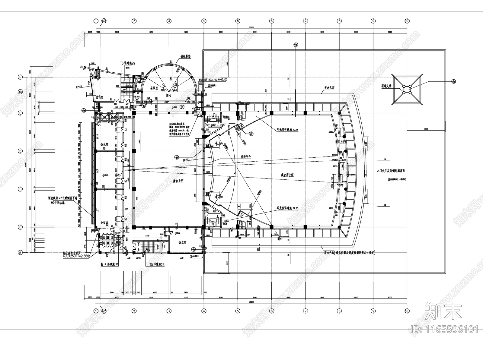 现代其他建筑cad施工图下载【ID:1165596101】