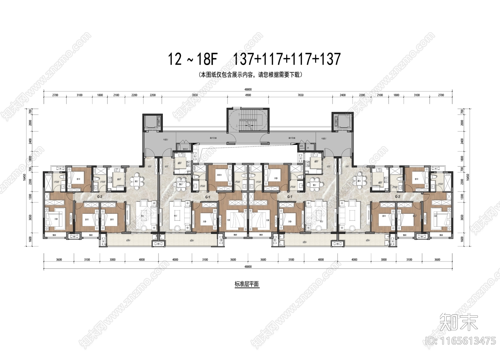 建筑平面图施工图下载【ID:1165613475】