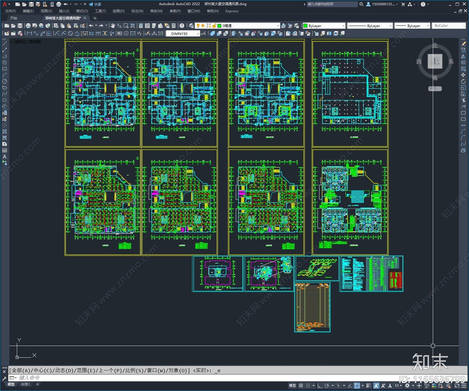 暖通图施工图下载【ID:1165636799】