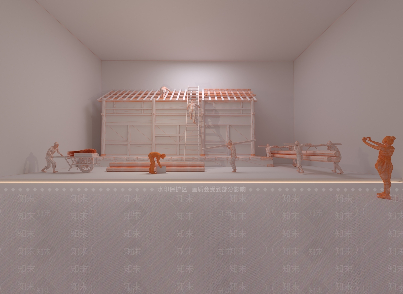 现代工业博物馆3D模型下载【ID:1165637720】