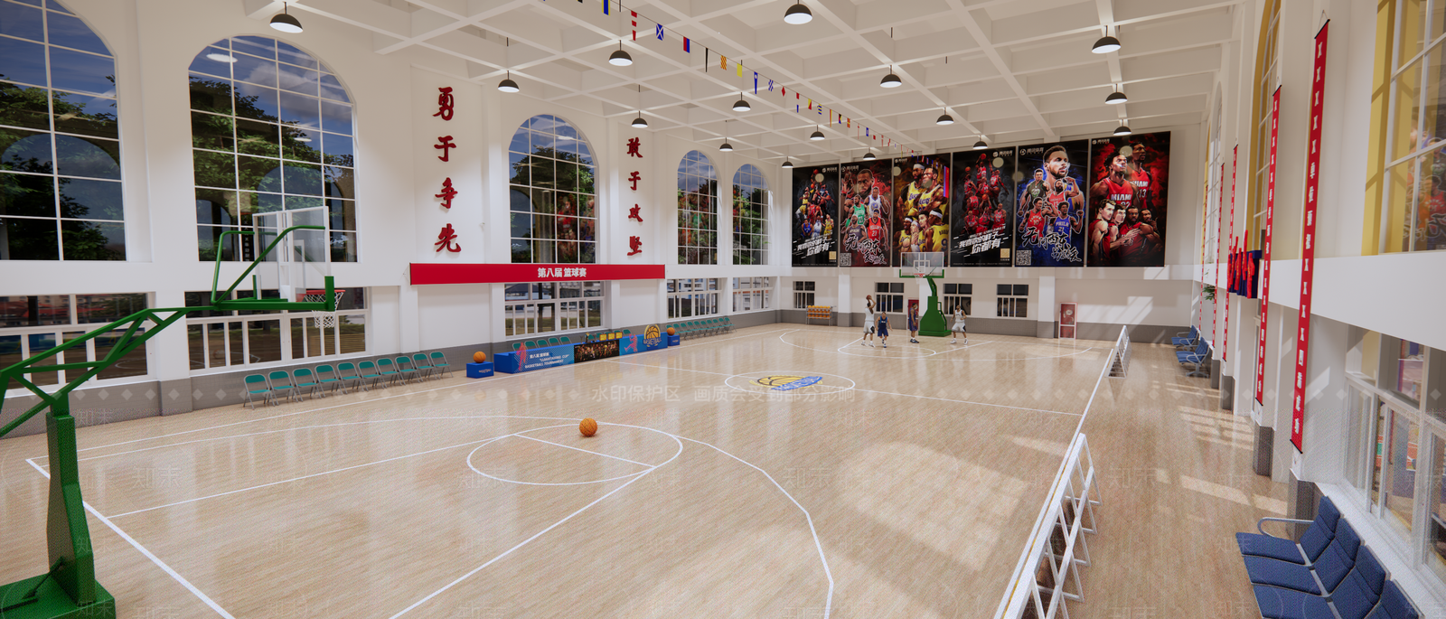 现代其他休闲娱乐空间SU模型下载【ID:1165644341】