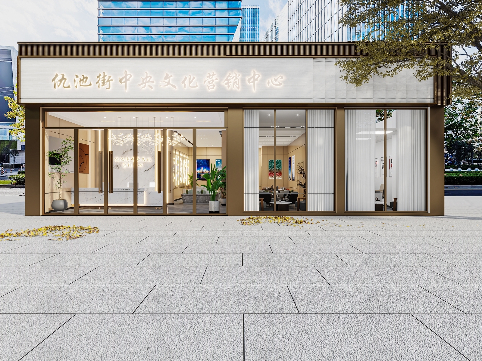 现代售楼处3D模型下载【ID:1165655859】