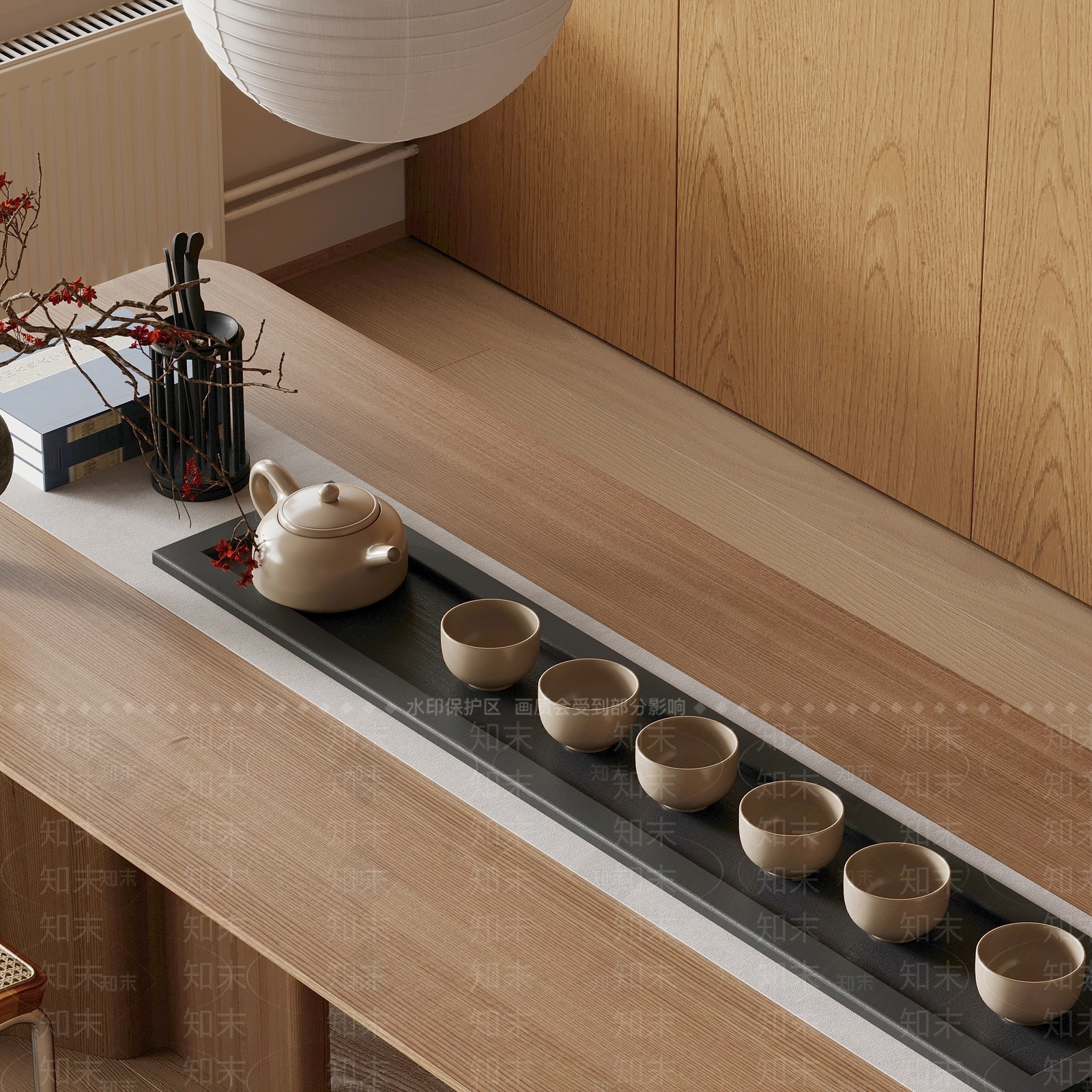 茶具SU模型下载【ID:1165661140】