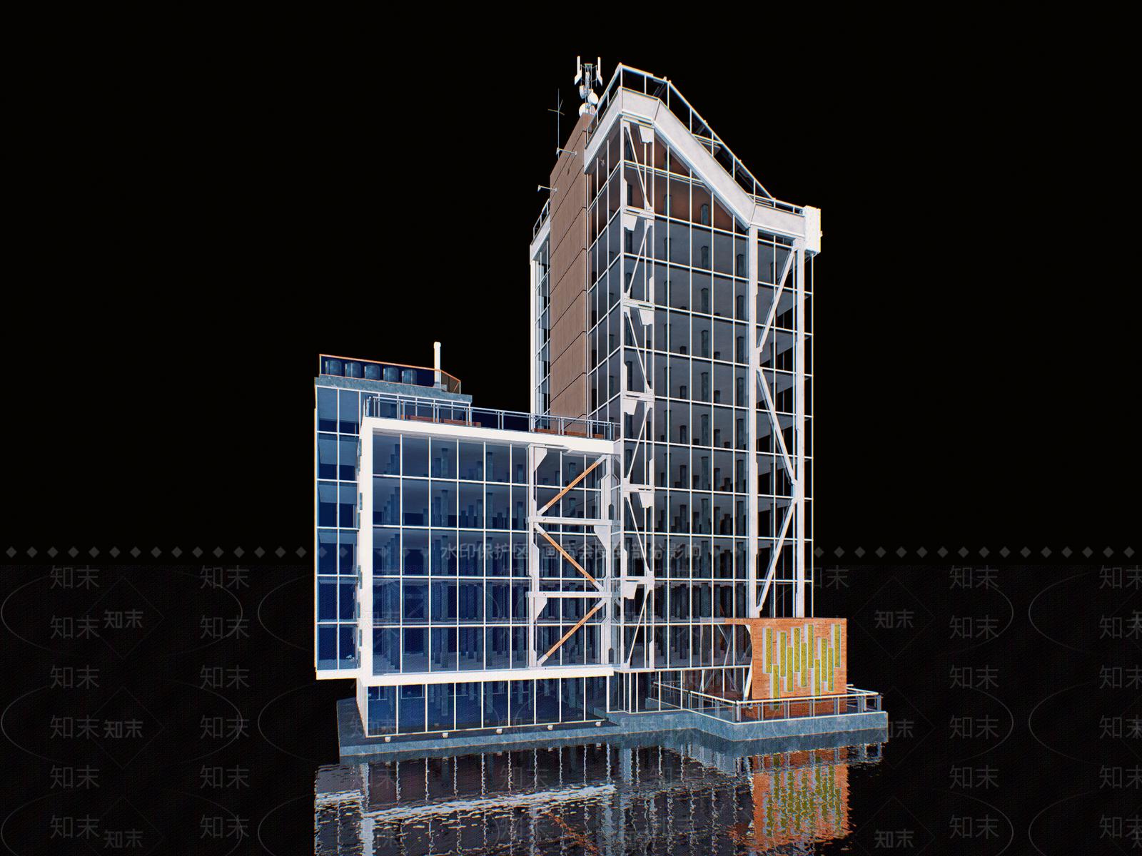 现代工业其他商业建筑SU模型下载【ID:1165677273】