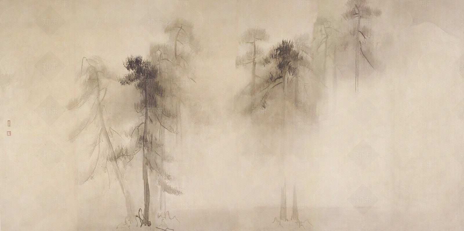 新中式中式壁纸贴图下载【ID:1165677794】