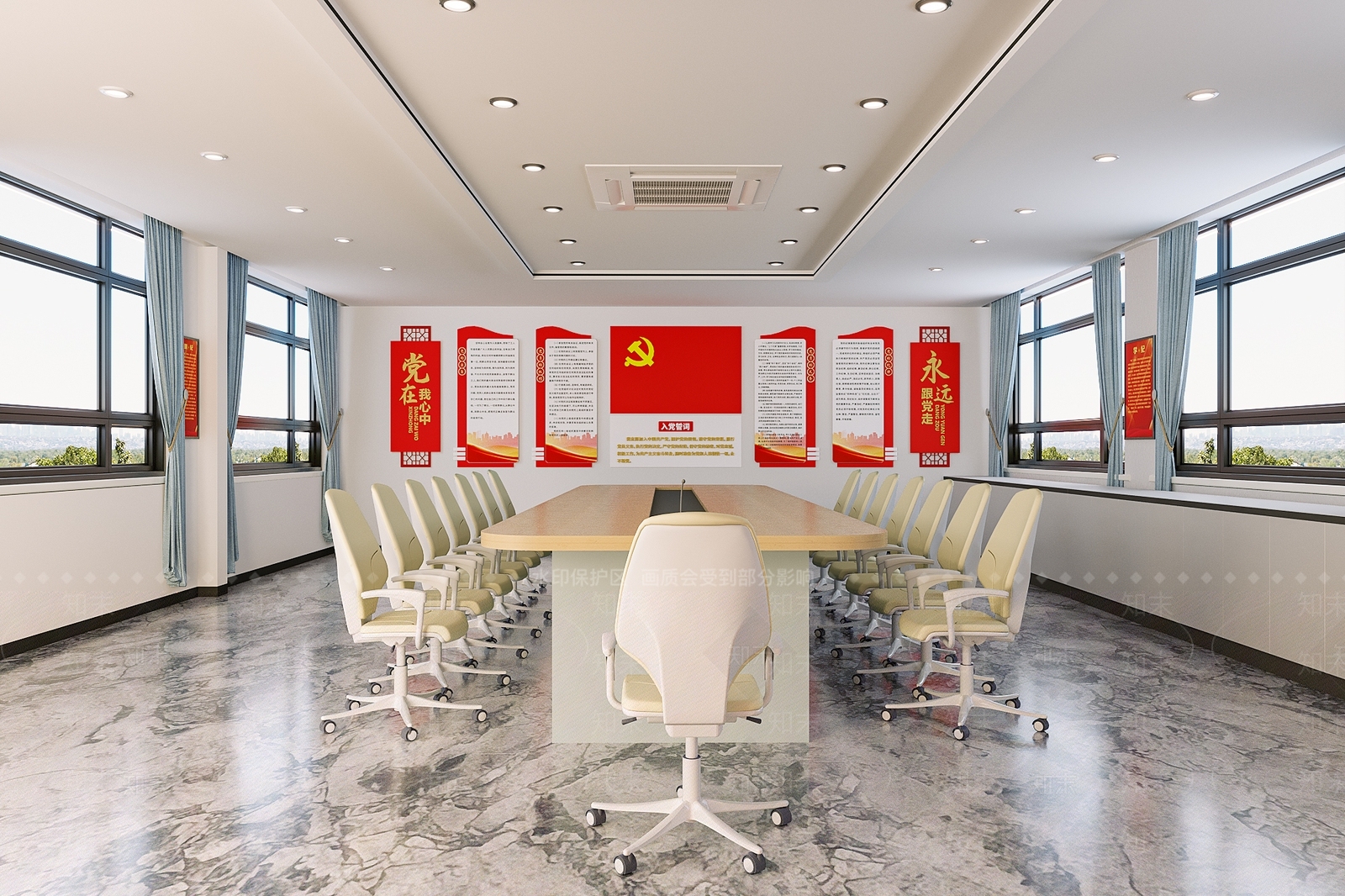 现代报告厅3D模型下载【ID:1165684699】
