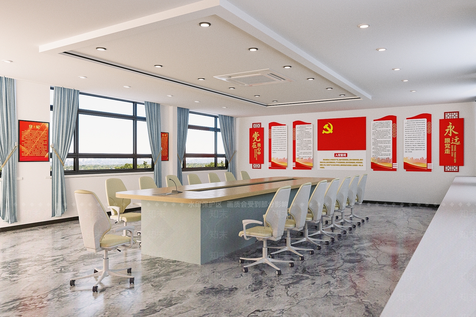 现代报告厅3D模型下载【ID:1165684699】
