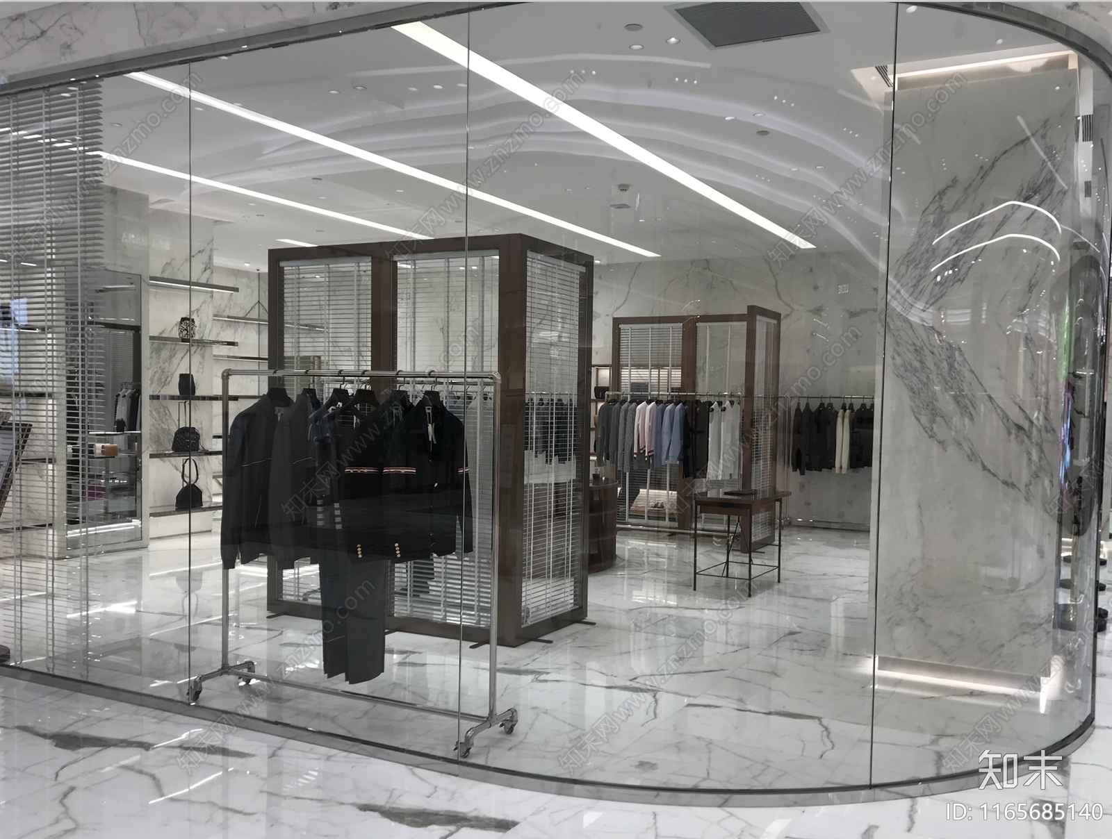 现代服装店cad施工图下载【ID:1165685140】