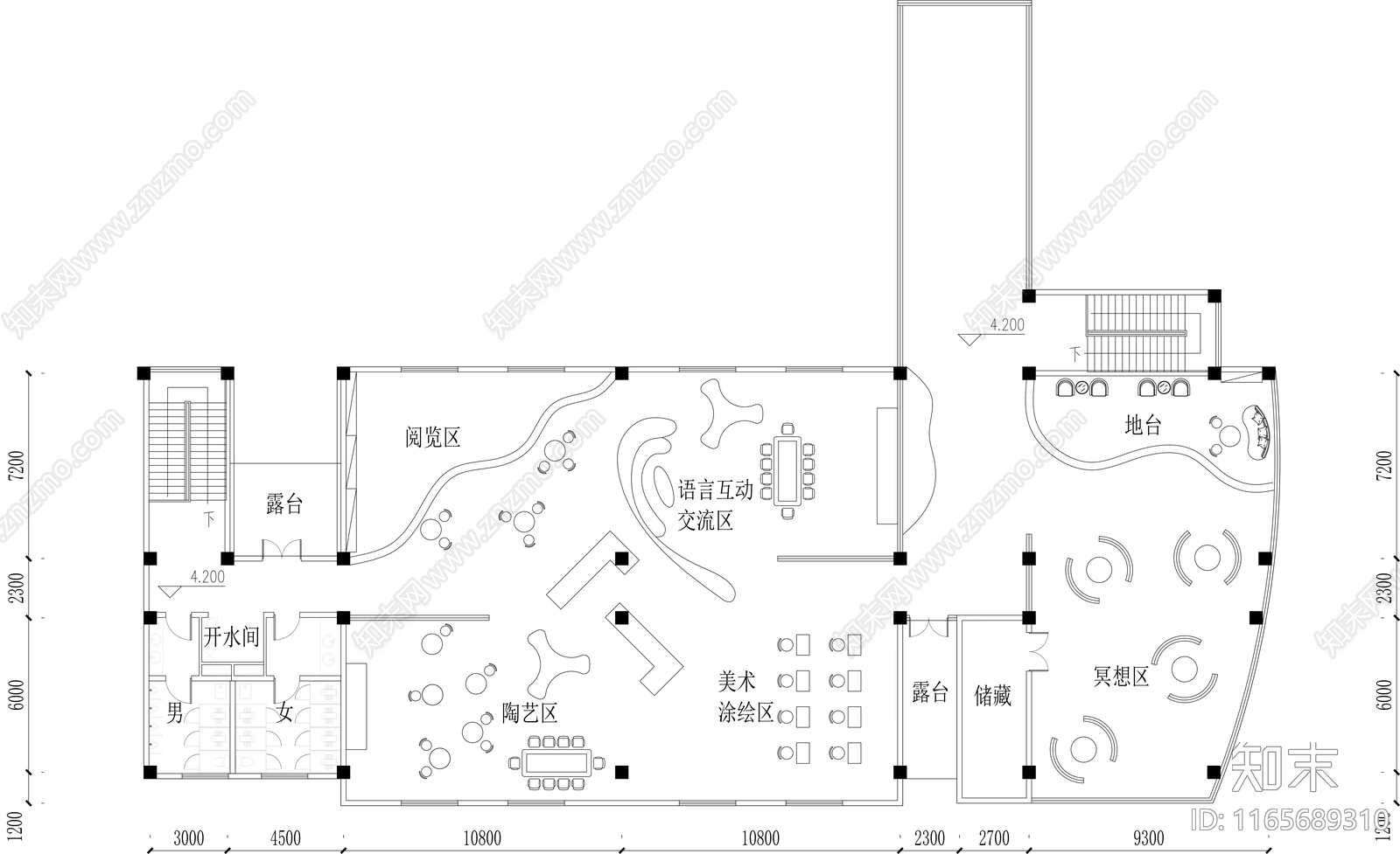 现代儿童乐园cad施工图下载【ID:1165689310】
