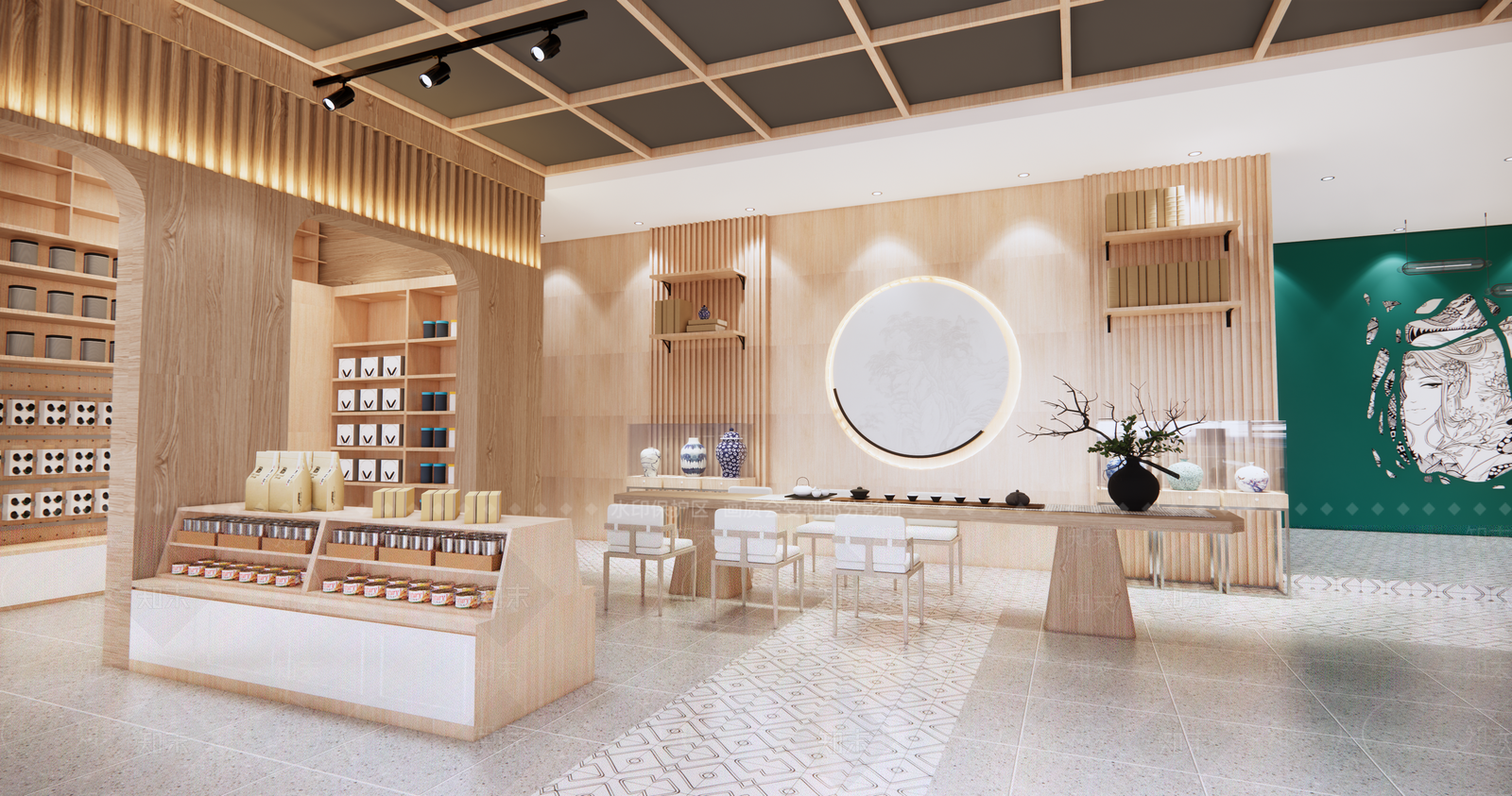新中式玩具礼品店SU模型下载【ID:1165689616】