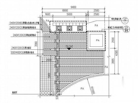 [广州]居住区景观工程施工图cad施工图下载【ID:161095102】