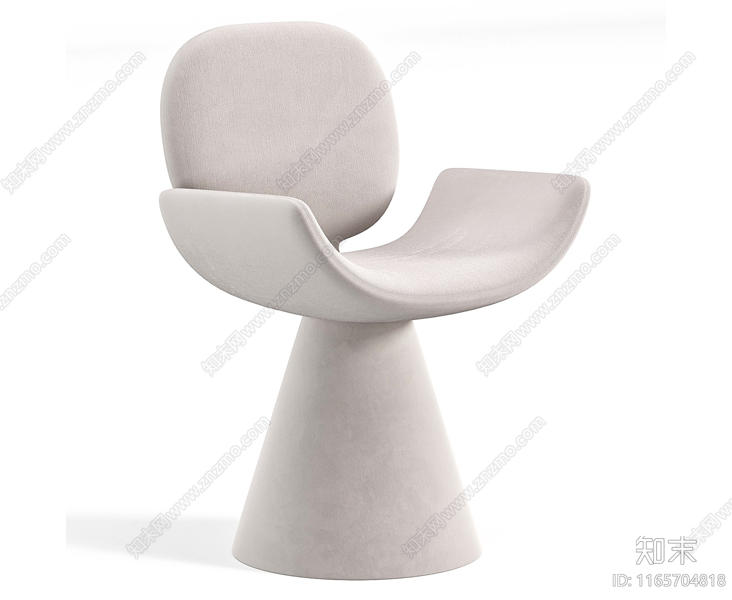现代轻奢单人沙发3D模型下载【ID:1165704818】