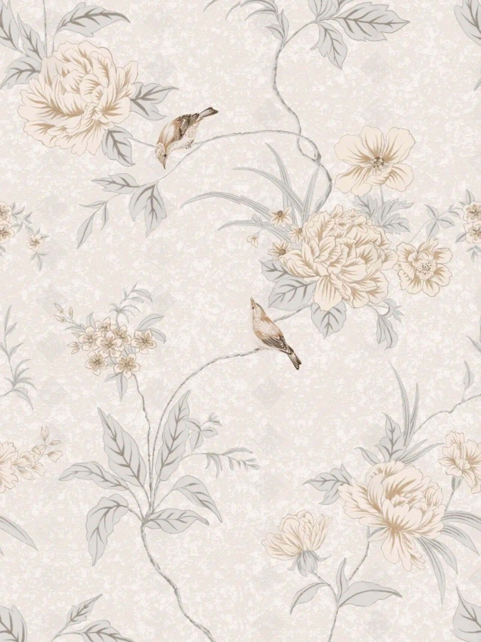 法式复古壁纸贴图下载【ID:1165706465】