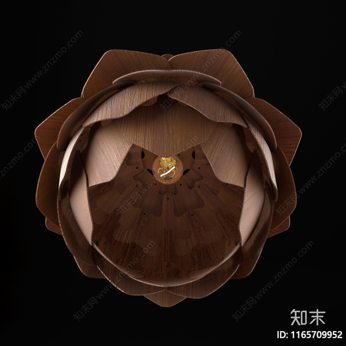 侘寂禅意吊灯3D模型下载【ID:1165709952】