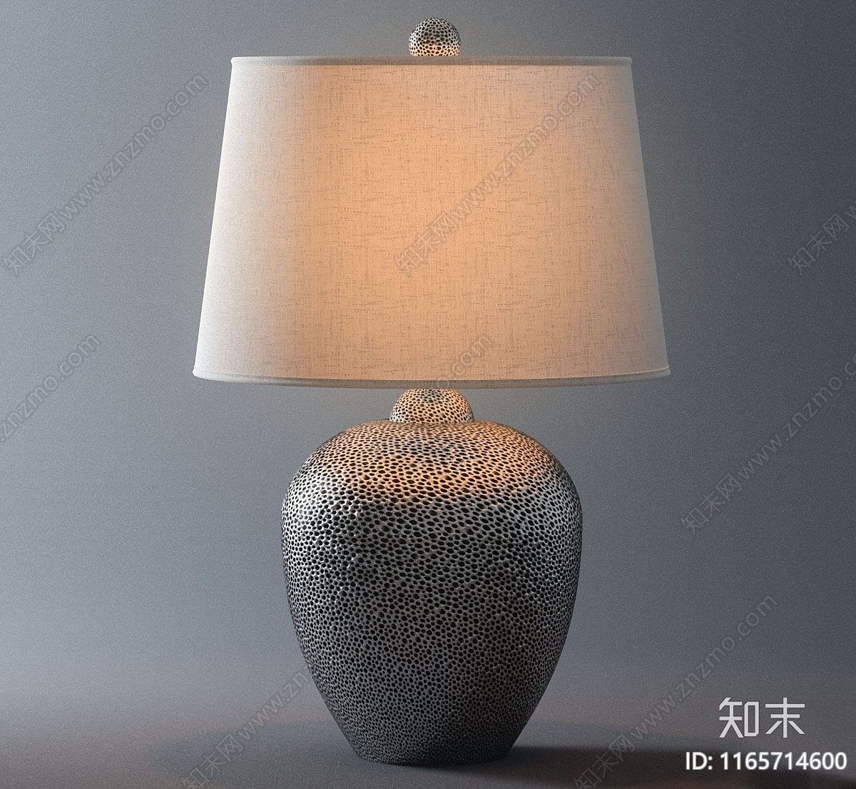 现代侘寂台灯3D模型下载【ID:1165714600】