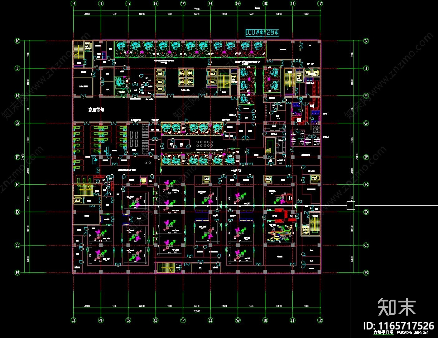 现代医院建筑施工图下载【ID:1165717526】