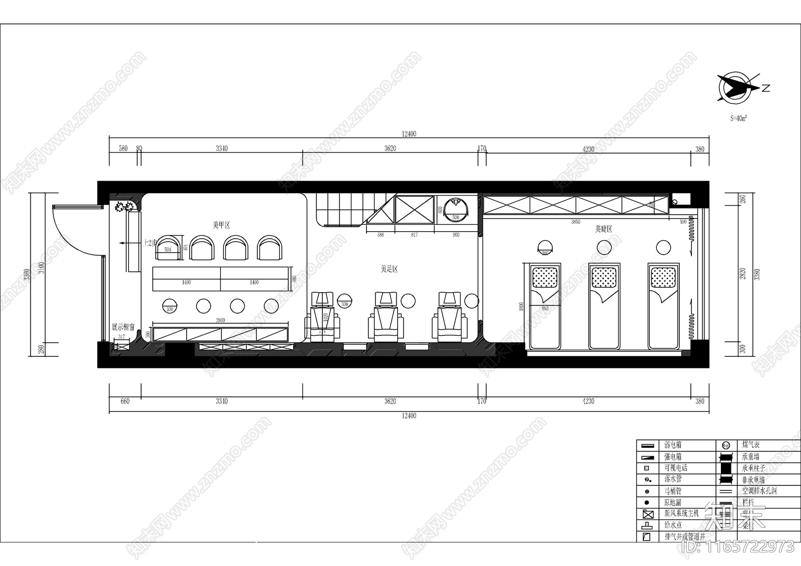 现代其他休闲娱乐空间cad施工图下载【ID:1165722973】