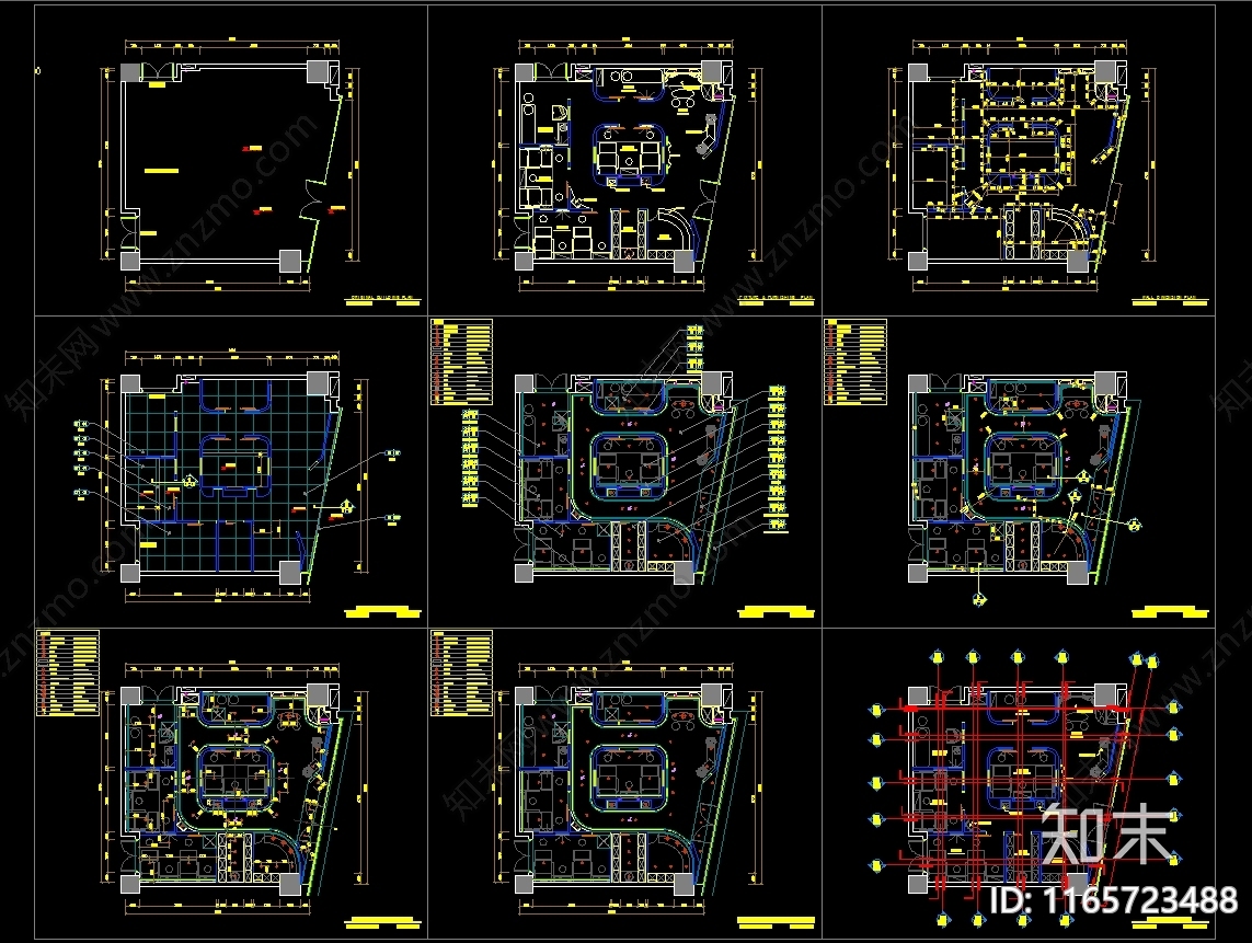 现代其他休闲娱乐空间cad施工图下载【ID:1165723488】