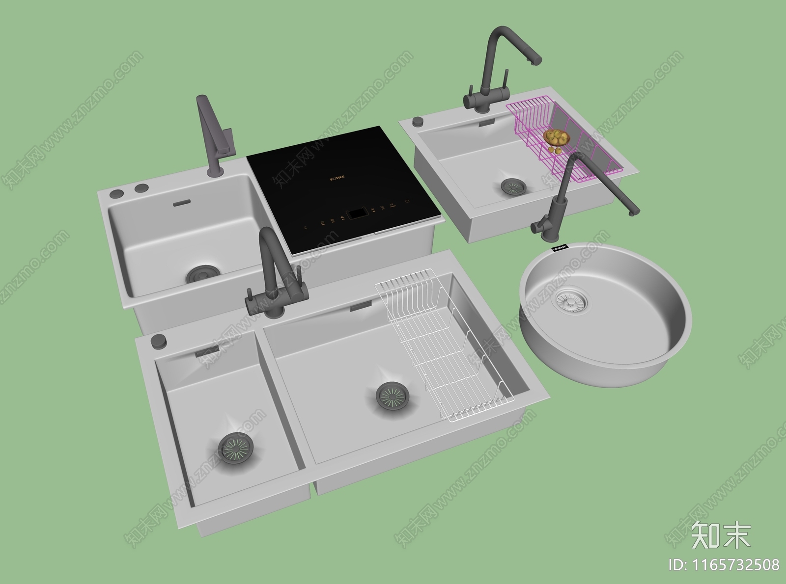 厨具SU模型下载【ID:1165732508】