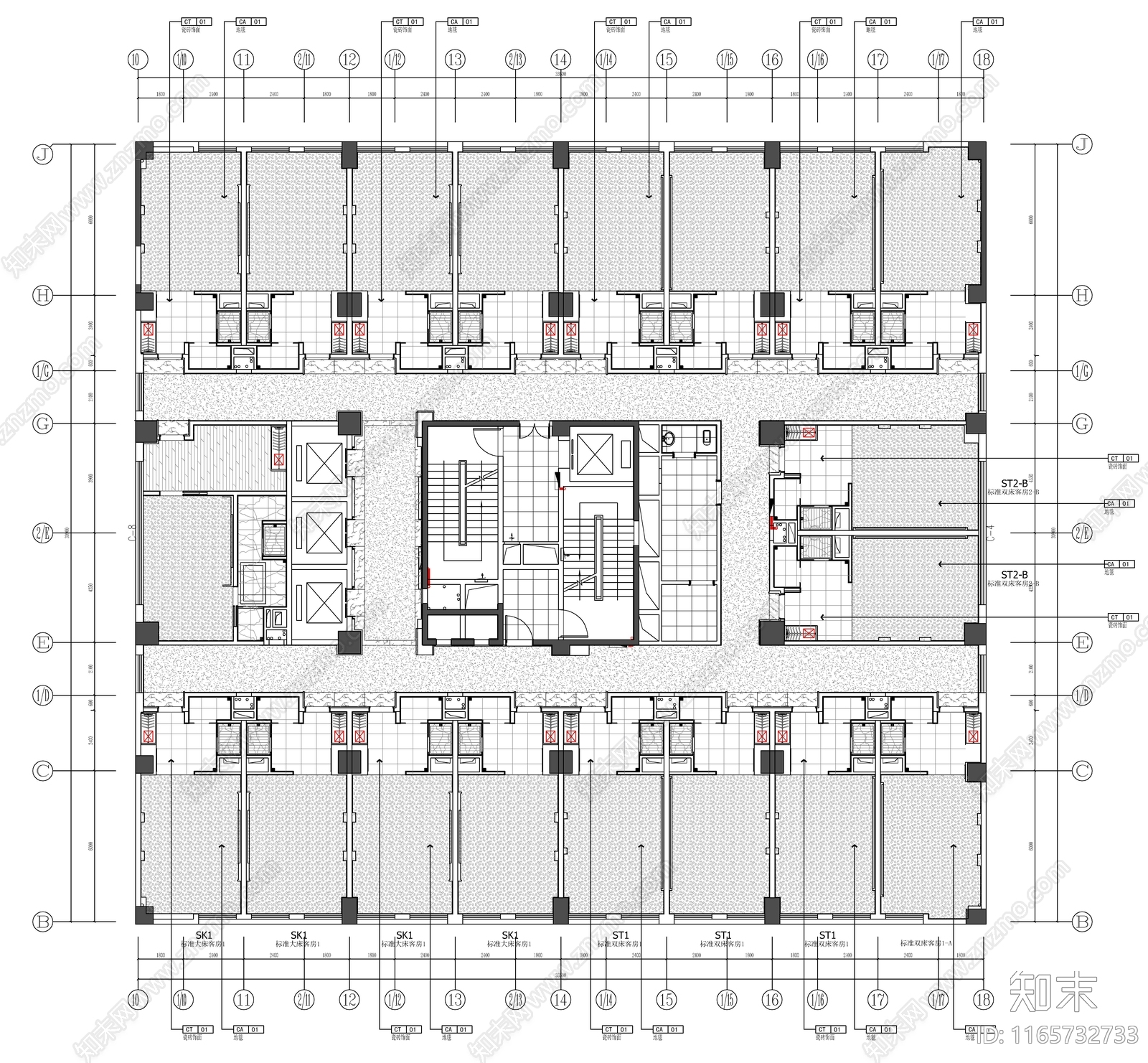 现代工装图库cad施工图下载【ID:1165732733】