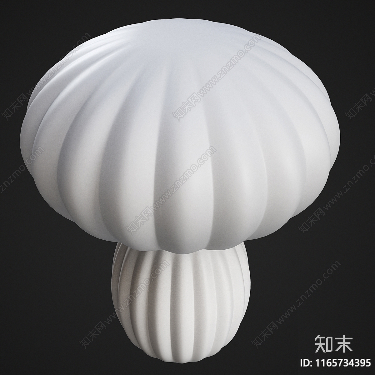 现代中古台灯3D模型下载【ID:1165734395】