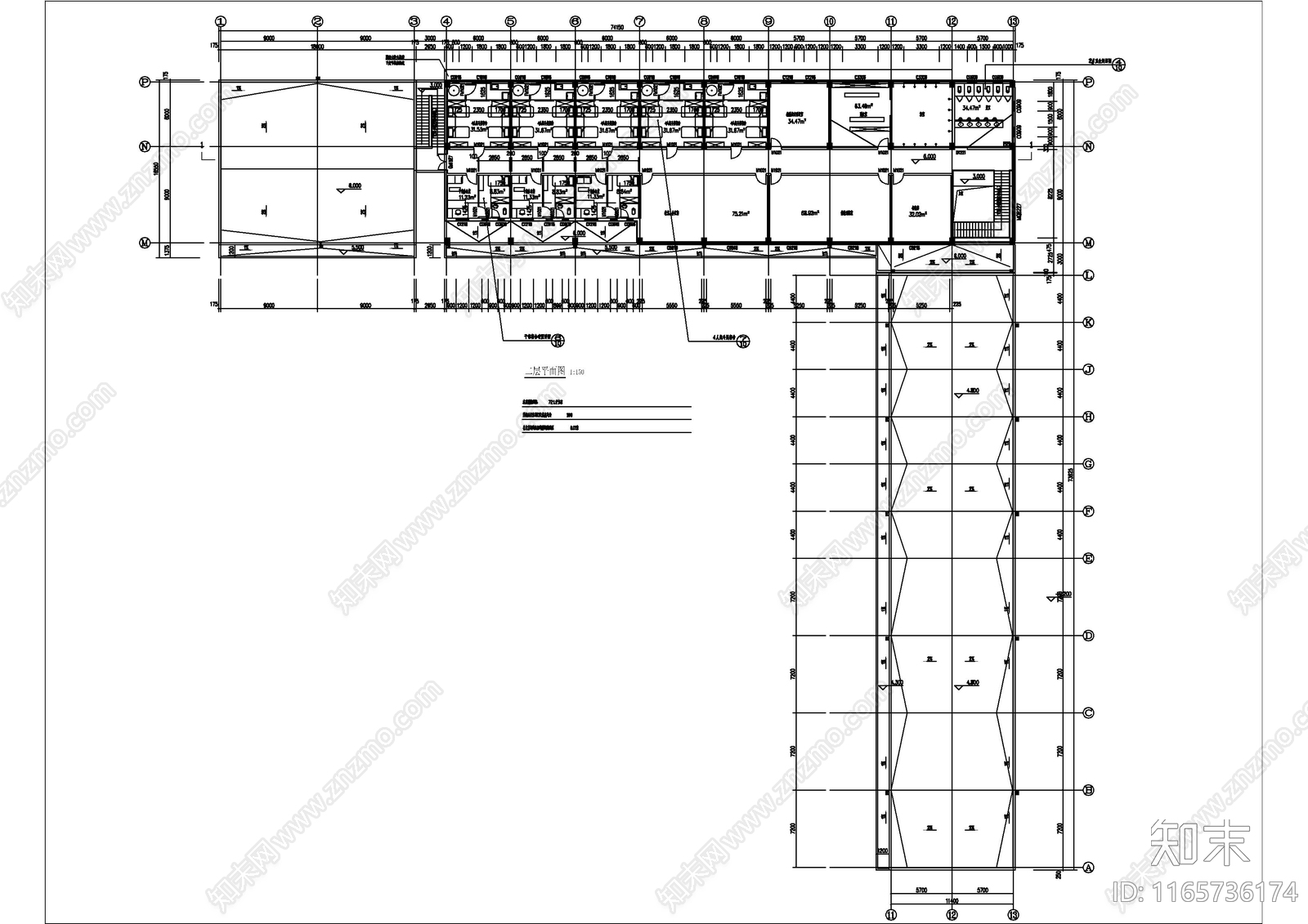 现代其他办公建筑cad施工图下载【ID:1165736174】