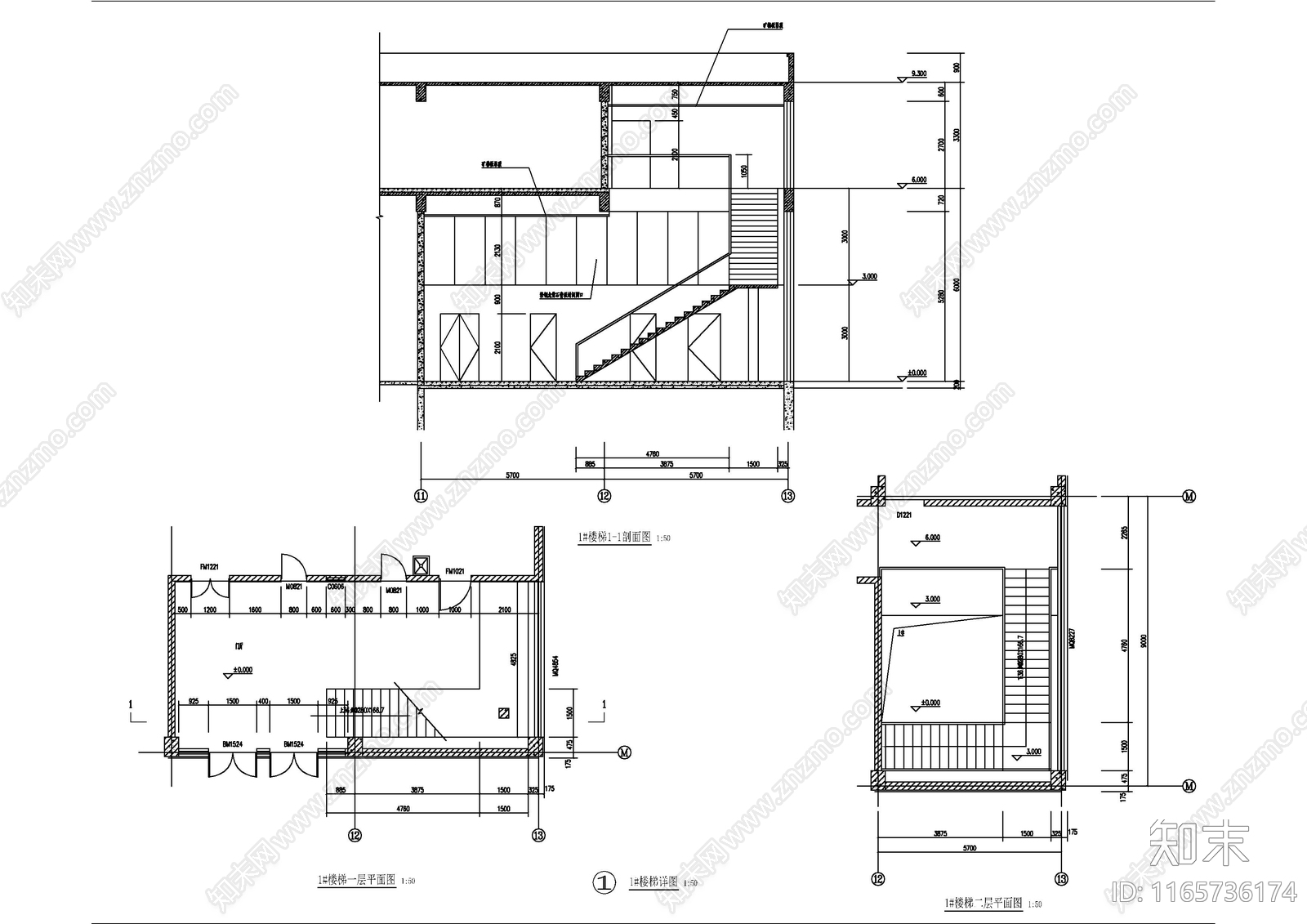 现代其他办公建筑cad施工图下载【ID:1165736174】