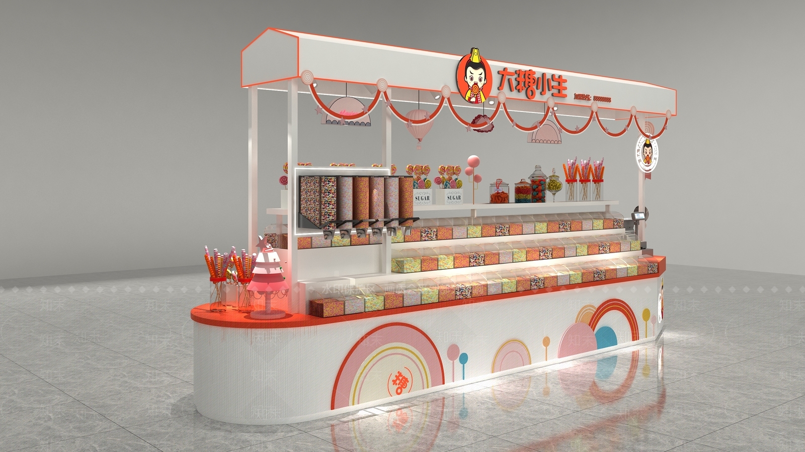 现代零食店3D模型下载【ID:1165740261】