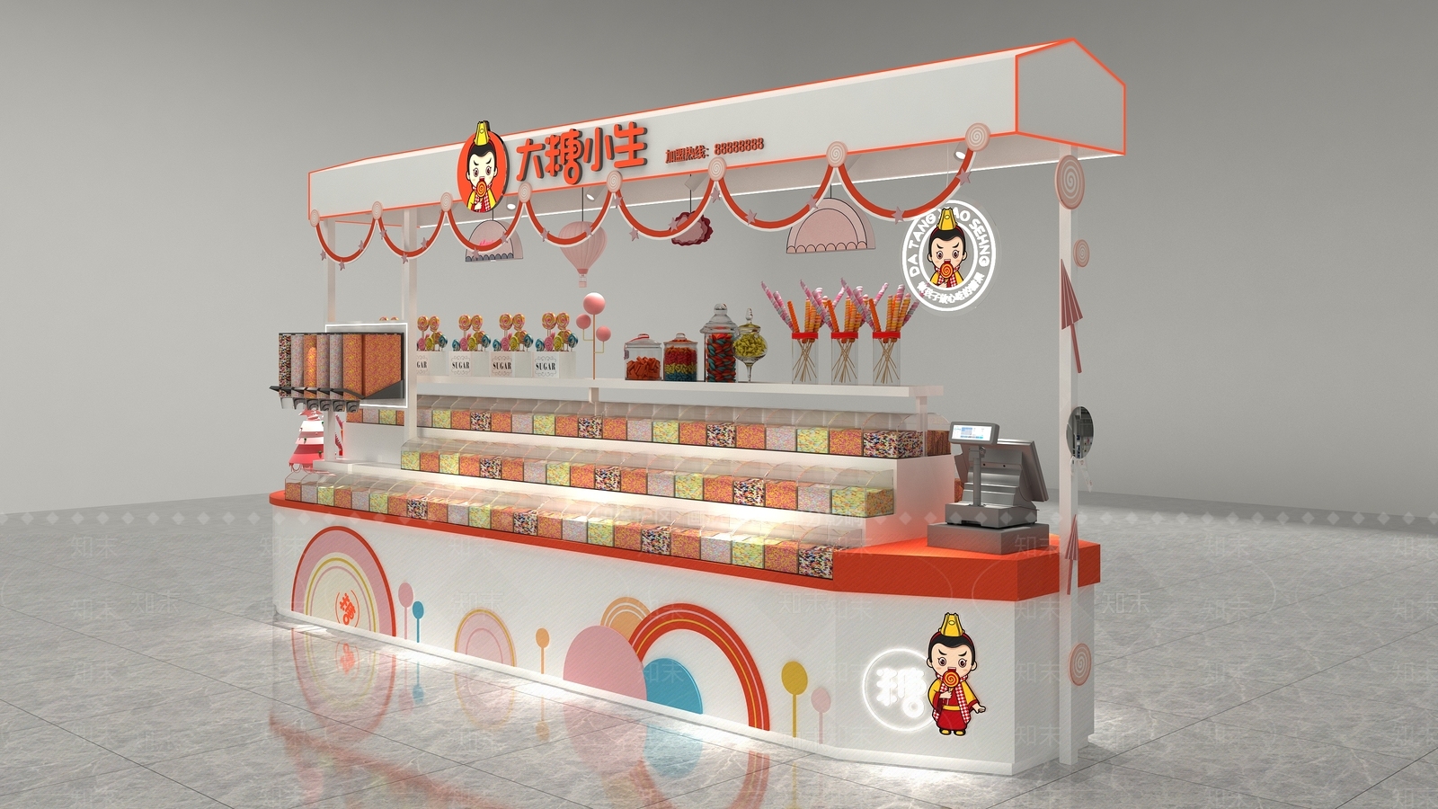 现代零食店3D模型下载【ID:1165740261】