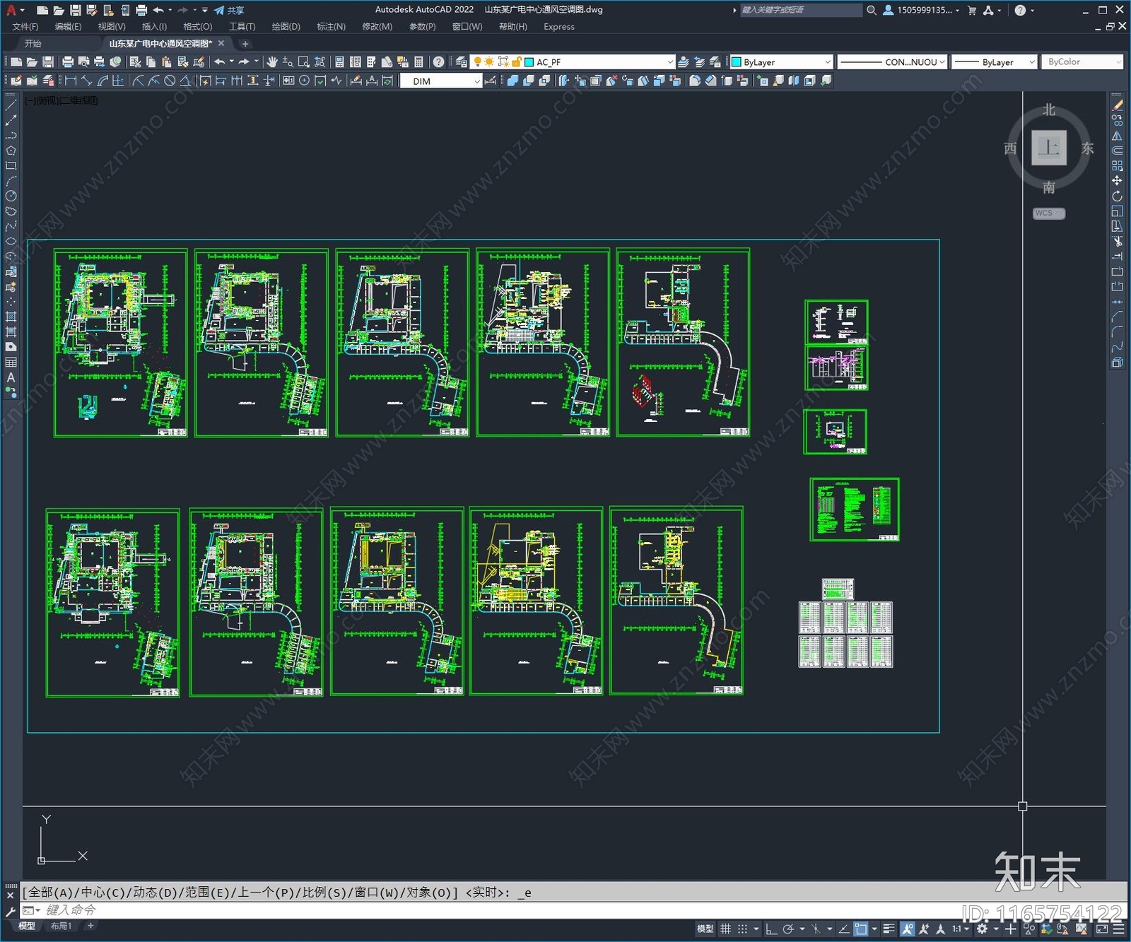 暖通图施工图下载【ID:1165754122】