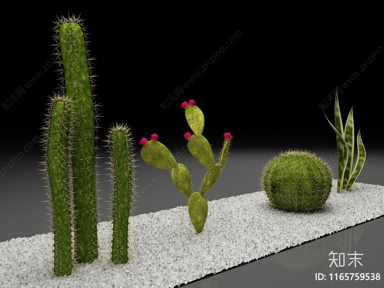 植物堆3D模型下载【ID:1165759538】